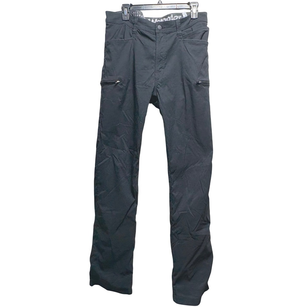 Wrangler ATG Mens 34x34 Black Fleece Lined Straight Outdoor Pants NH750JB